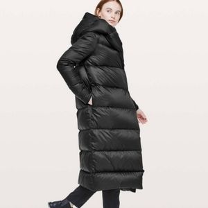Lululemon Black Waterproof Cloudscape Wrap Coat